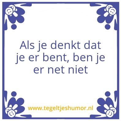 Tegeltje: Annet