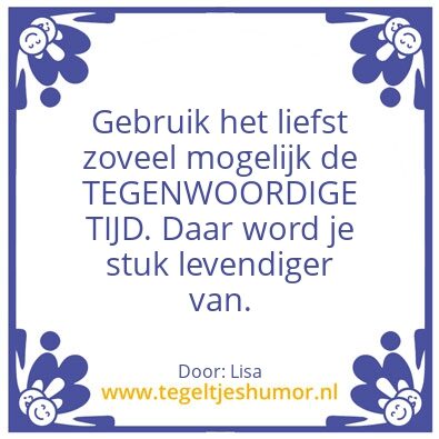 Tegeltje: TT vs VT