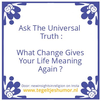 Tegeltje: Another Important Question !