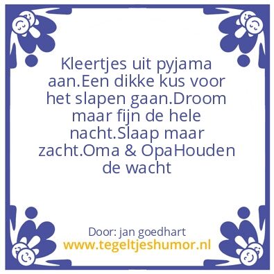Tegeltje: Spreuk