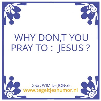 Tegeltje: WIM DE JONGE