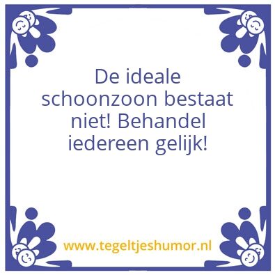 Tegeltje: Niemand is beter