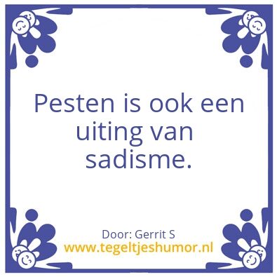 Tegeltje: Ik ben Gerrit