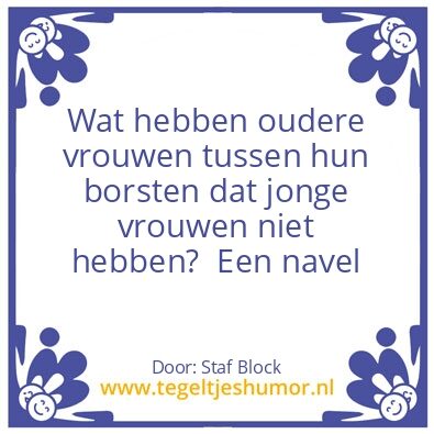 Tegeltje: Navel