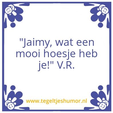 Tegeltje: Vr