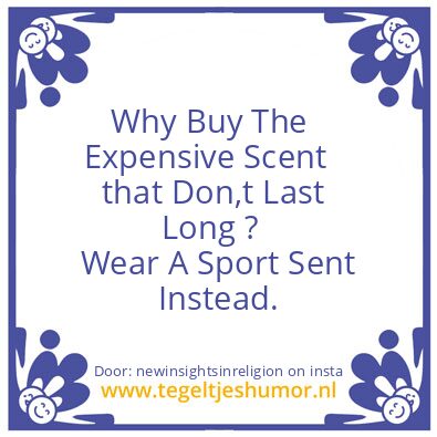 Tegeltje: The Expensive Scent