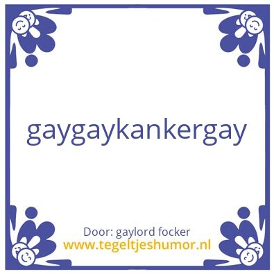 Tegeltje: gg