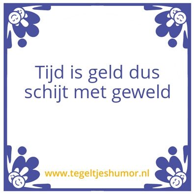 Tegeltje: fdssd