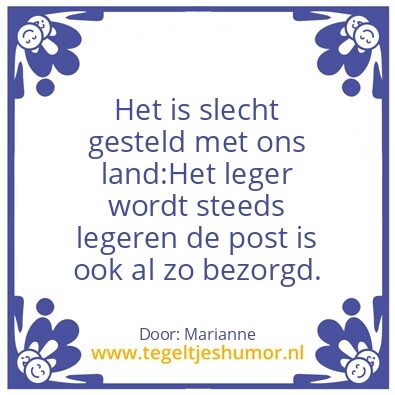 Tegeltje: Nederland