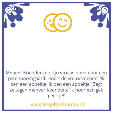 Tegeltje: Perenboomgaard