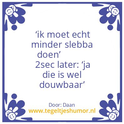 Tegeltje: Tegeltje