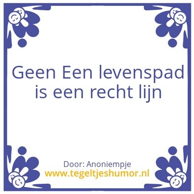 Tegeltje: ; )