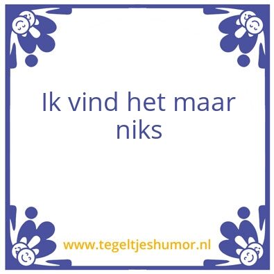 Tegeltje: 1