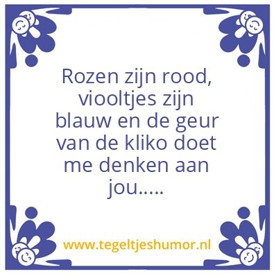 Tegeltje: Rozen zijn rood
