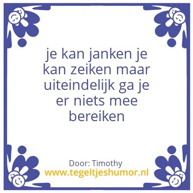 Tegeltje: Zijksnor