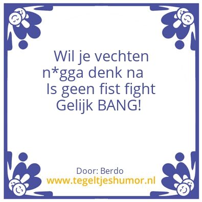 Tegeltje: KA