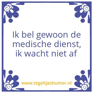 Tegeltje: Arie