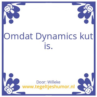 Tegeltje: Willeke