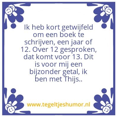 Tegeltje: Tegel