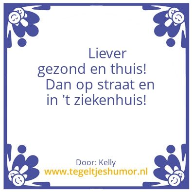 Tegeltje: Corona