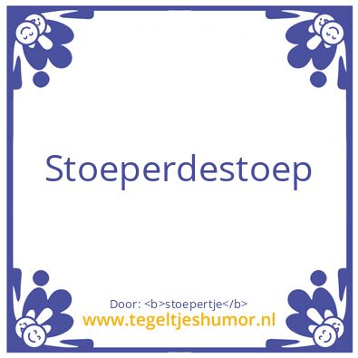 Tegeltje: Stoeptegel