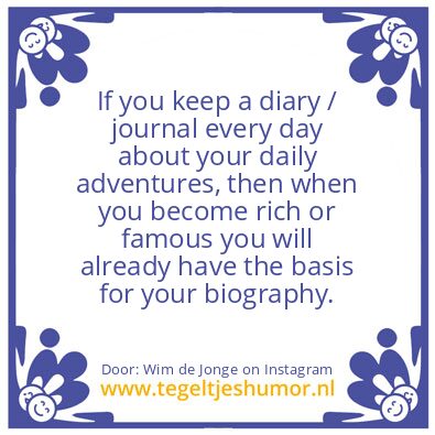 Tegeltje: your daily adventures