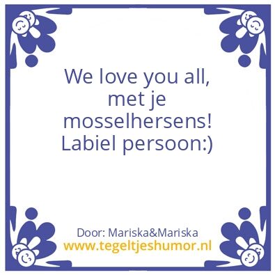 Tegeltje: (-.-)