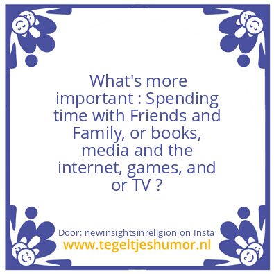 Tegeltje: Being Influenced in this way.