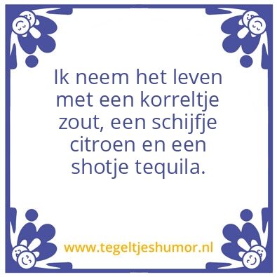 Tegeltje: Korreltje zout