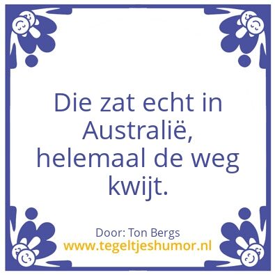 Tegeltje: Ton’s wijsheden