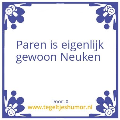 Tegeltje: Xx