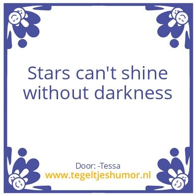 Tegeltje: Stars