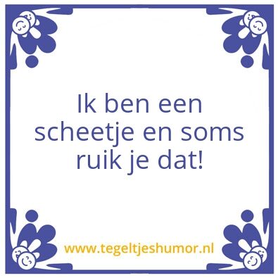 Tegeltje: Love