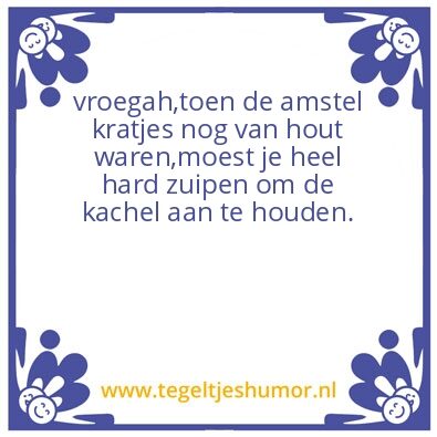 Tegeltje: rene