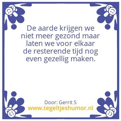 Tegeltje: Ik ben Gerrit