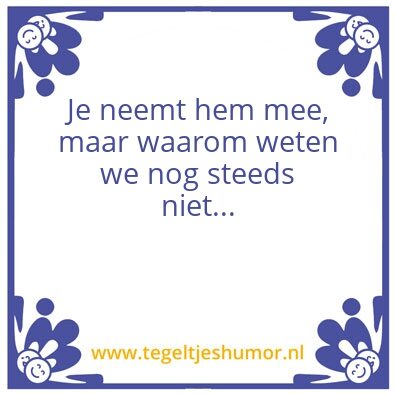 Tegeltje: Jeroen