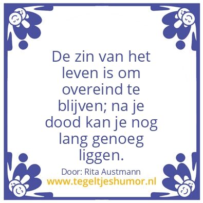 Tegeltje: wijsheid