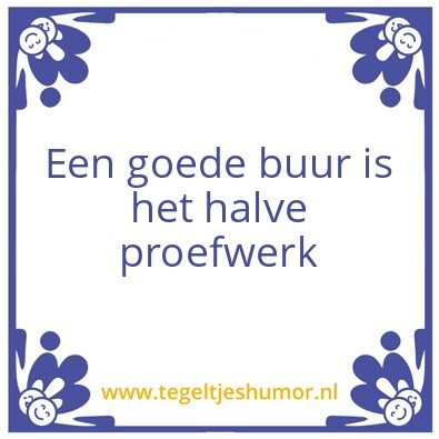 Tegeltje: Proefwerk