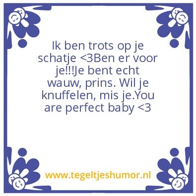 Tegeltje: Prins