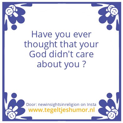 Tegeltje: Your God