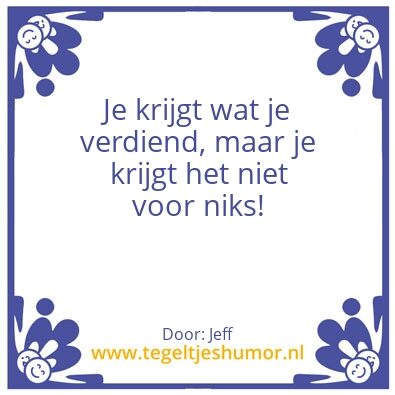 Tegeltje: Doel
