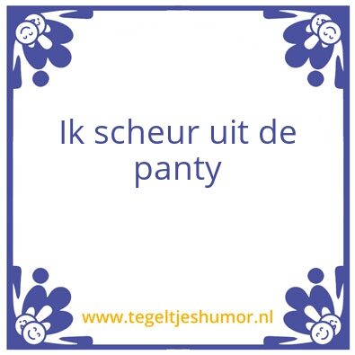 Tegeltje: Marleen