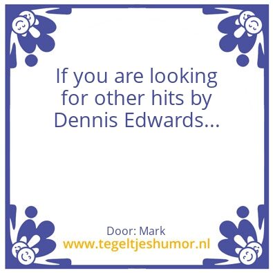 Tegeltje: Dennis
