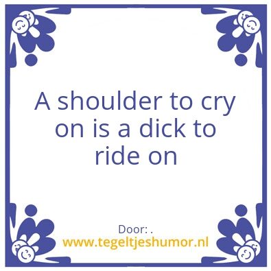 Tegeltje: .