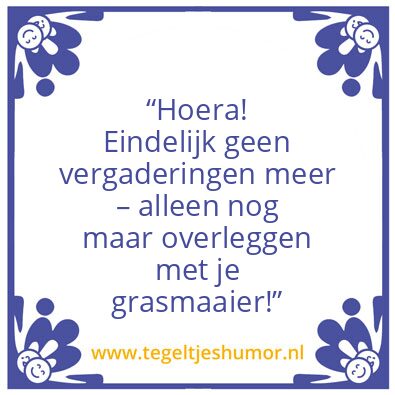 Tegeltje: Tegel pensioen