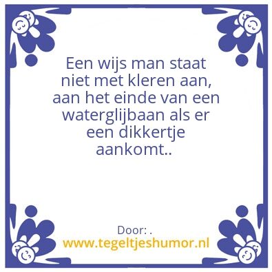 Tegeltje: .