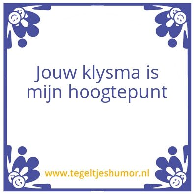 Tegeltje: Joost