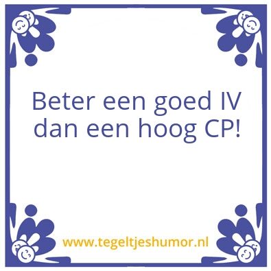 Tegeltje: IV
