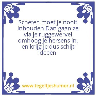 Tegeltje: Irene’s waarheid