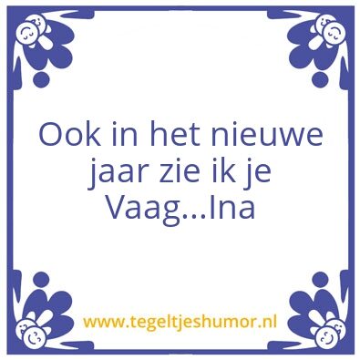 Tegeltje: Gina
